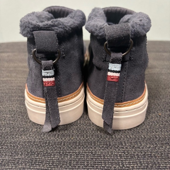 Toms Paxton Slip On Fur-Lined Sneaker Suede Women Size 7.5 - Picture 7 of 11